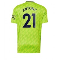 Dres Manchester United Antony #21 Rezervni 2022-23 Kratak Rukav